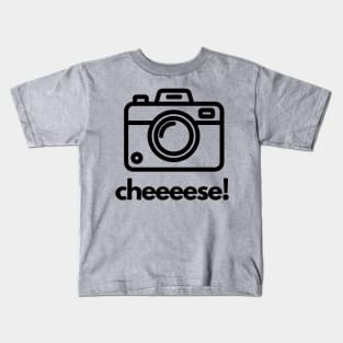 Cheeeese! A photography design Kids T-Shirt